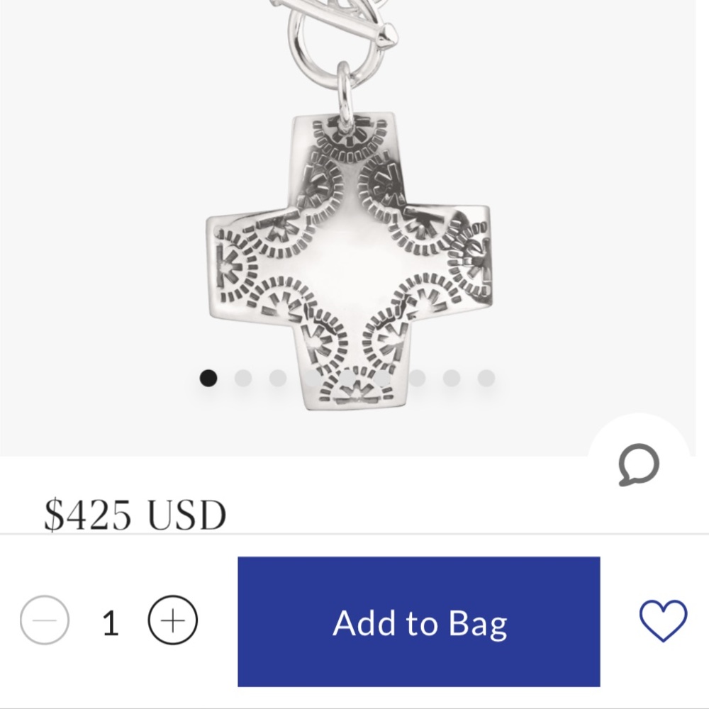 Elegant Silver Cross Pendant Necklace
Original cost $350 on Silpada website - Picture 8 of 8